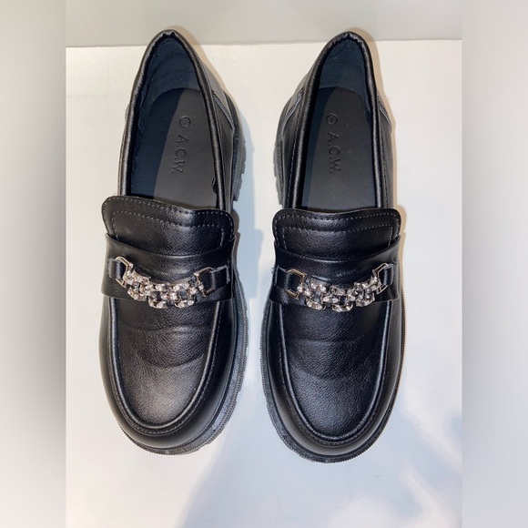 A-COLD-WALL*‎ chunky black loafers size 7 - Picture 2 of 15